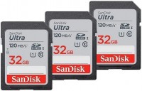 Фото - Карта памяти SanDisk Ultra SDHC UHS-I 533x Class 10 32 ГБ 3 шт