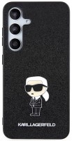 Фото - Чехол Karl Lagerfeld Fixed Glitter Ikonik Logo Metal Pin for Galaxy S24 Plus 