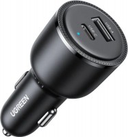 Фото - Зарядное устройство Ugreen Car Charger 2 Ports 63W PD 