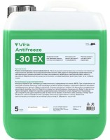 Фото - Охлаждающая жидкость VIRA Antifreeze EX -30C Green 5 л