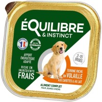 Фото - Корм для собак Equilibre & Instinct Puppy Poultry Pate 150 g 1 шт