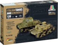 Фото - Сборная модель ITALERI Italian Tanks and Semoventi (1:56) 