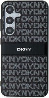 Фото - Чехол DKNY Leather Mono Stripe & Metal Logo for Galaxy S24 