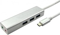 Фото - Картридер / USB-хаб Cables Direct USB3C-3PHUB-AUD 