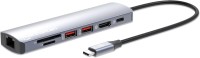 Фото - Картридер / USB-хаб MANHATTAN USB-C PD 7-in-1 4K Docking Station/Multiport Hub 