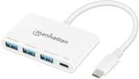 Фото - Картридер / USB-хаб MANHATTAN 3-Port USB 3.0 Type-C Hub with Power Delivery 