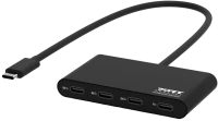 Фото - Картридер / USB-хаб Port Designs USB-C to 3-port USB-C + 1 USB-C PD Hub 