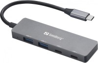 Фото - Картридер / USB-хаб Sandberg USB-C to 2xUSB-A + 2xUSB-C Hub 