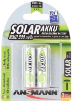 Фото - Аккумулятор / батарейка Ansmann Solar 2xAA 800 mAh 