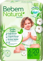 Фото - Подгузники Bebem Natural 6 / 20 pcs 