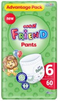 Фото - Подгузники Goo.N Friend Pants 6 / 60 pcs 