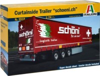 Фото - Сборная модель ITALERI Curtainside Trailer Schoeni.ch (1:24) 