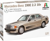 Фото - Сборная модель ITALERI Mercedes-Benz 190E 2.3 16v (1:24) 