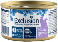 Фото - Корм для кошек Exclusion Sterilised Giant Noble Grain Chicken Canned 85 g