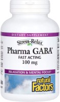 Фото - Аминокислоты Natural Factors Pharma GABA 100 mg Chewable 60 tab