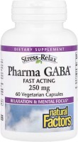 Фото - Аминокислоты Natural Factors Pharma GABA 250 mg 60 cap 