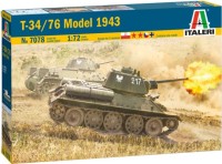 Фото - Сборная модель ITALERI T-34/76 Model 1943 (1:72) 