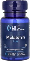 Фото - Аминокислоты Life Extension Melatonin 3 mg Caps 60 cap 