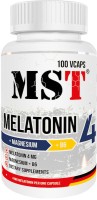 Фото - Аминокислоты MST Melatonin 4 + Mg + B6 100 cap 