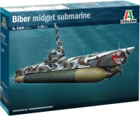 Фото - Сборная модель ITALERI Biber Midget Submarine (1:35) 