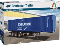 Фото - Сборная модель ITALERI 40 Container Trailer (1:24) 