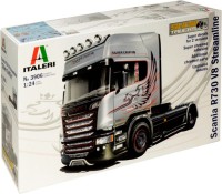 Фото - Сборная модель ITALERI Scania R730 V8 Streamline Silver Griffin (1:24) 