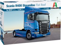 Фото - Сборная модель ITALERI Scania R400 Streamline Flat Roof (1:24) 