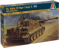 Фото - Сборная модель ITALERI Pz.Kpfw.VI Tiger I Ausf.E Mid Production (1:35) 