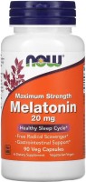 Фото - Аминокислоты Now Melatonin 20 mg 90 cap 