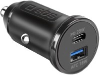 Фото - Зарядное устройство SBS Car Charger USB-A + USB-C 25 W 