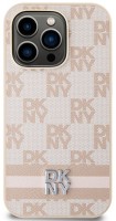 Фото - Чехол DKNY Leather Checkered Mono Pattern & Printed Stripes for iPhone 14 Pro Max 