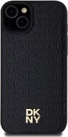 Фото - Чехол DKNY Leather Pattern Metal Logo MagSafe for iPhone 15 