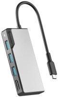 Фото - Картридер / USB-хаб ALOGIC Fusion CORE 5-in-1 USB-C Hub V2 