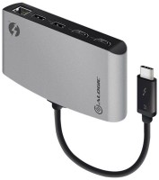 Фото - Картридер / USB-хаб ALOGIC ThunderBolt 3 Dual HDMI PORTABLE Docking Station with 4K 