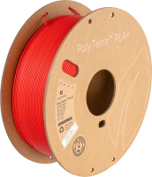 Фото - Пластик для 3D печати Polymaker PolyTerra PLA+ Red 1kg 1 кг  красный