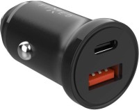 Фото - Зарядное устройство FIXED Fast Car Charger 20W USB-C PD/USB-A 