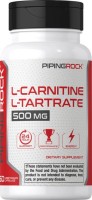 Фото - Сжигатель жира PipingRock L-Carnitine L-Tartrate 500 mg 60 cap 60 шт