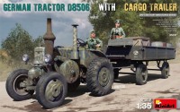 Фото - Сборная модель MiniArt German Tractor D8506 with Cargo Trailer (1:35) 