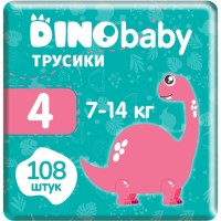 Фото - Подгузники Dino Baby Pants 4 / 108 pcs 