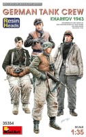 Фото - Сборная модель MiniArt German Tank Crew. Kharkov 1943. Resin Heads (1:35) 