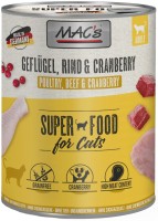 Фото - Корм для кошек MACs Superfoods Adult Poultry/Beef/Cranberry  800 g