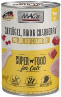 Фото - Корм для кошек MACs Superfoods Adult Poultry/Beef/Cranberry  400 g