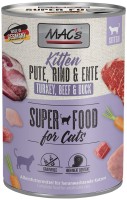 Фото - Корм для кошек MACs Superfoods Kitten Turkey/Beef/Duck  400 g