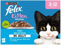 Фото - Корм для кошек Felix Original Kitten Fish Selection in Jelly 12 pcs 