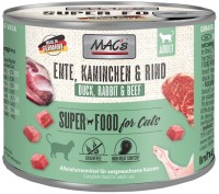 Фото - Корм для кошек MACs Superfoods Adult Duck/Rabbit/Beef 200 g 