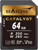 Карта памяти Exascend Catalyst UHS-II V90 SDXC 64 ГБ