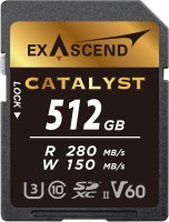 Карта памяти Exascend Catalyst UHS-II V60 SDXC 512 ГБ