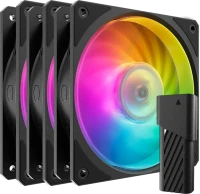 Фото - Система охлаждения Cooler Master Mobius 120P ARGB Black 3-pack Fan Kit 