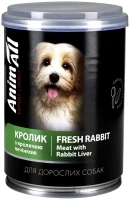 Фото - Корм для собак AnimAll Dog Canned Rabbit Meat/Liver 375 g 1 шт