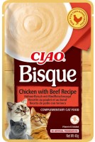 Фото - Корм для кошек INABA Churu Bisque Chicken/Beef 40 g 